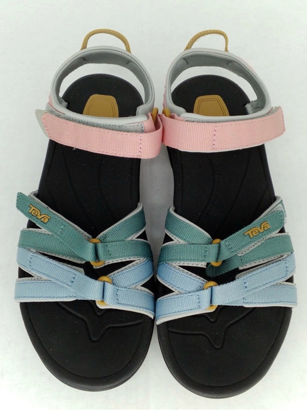 Teva Tirra Hiking Sandals Multi-Color Strappy Sport Pink/Blue/Teal | Size US 10